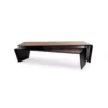 Table basse en bois et noir VEGA