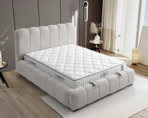 lit coffre Comfort beige bubble